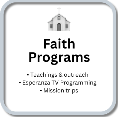 Faith Outreach program participants in Christian community support